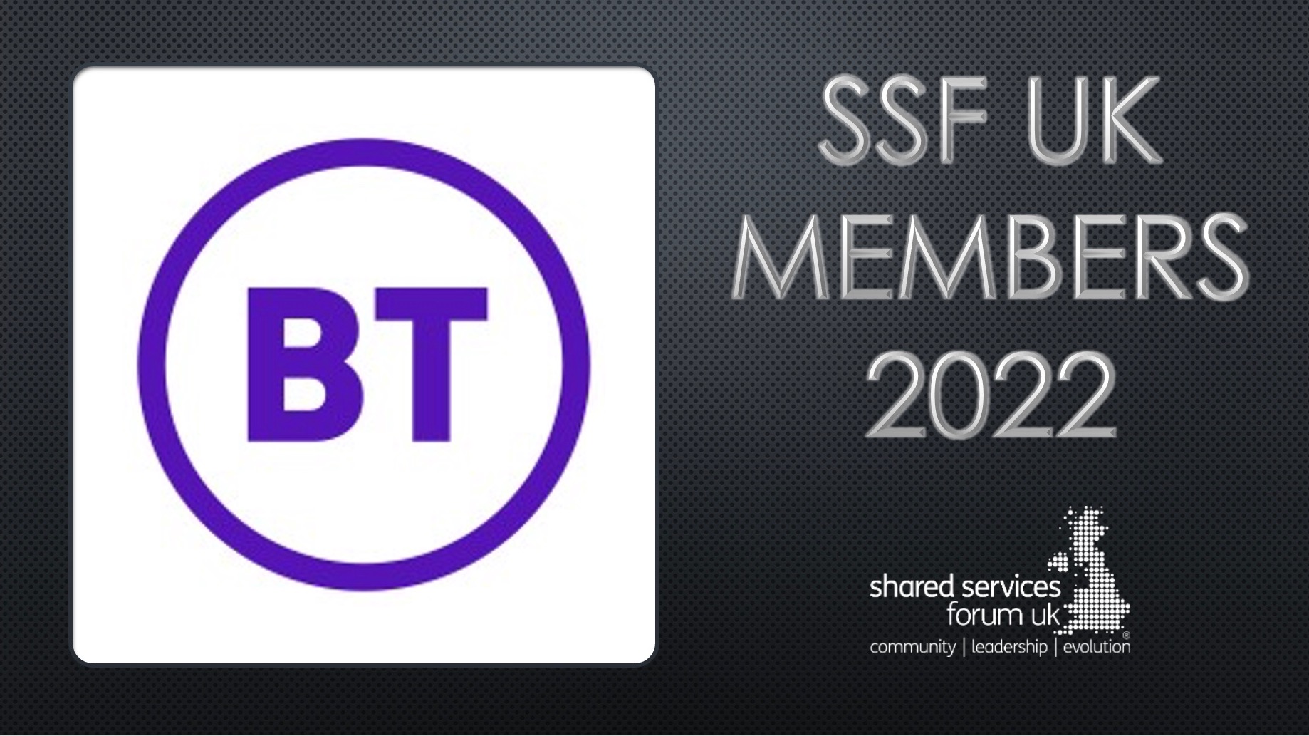 WELCOMING NEW MEMBERS BT TO SSF UK 