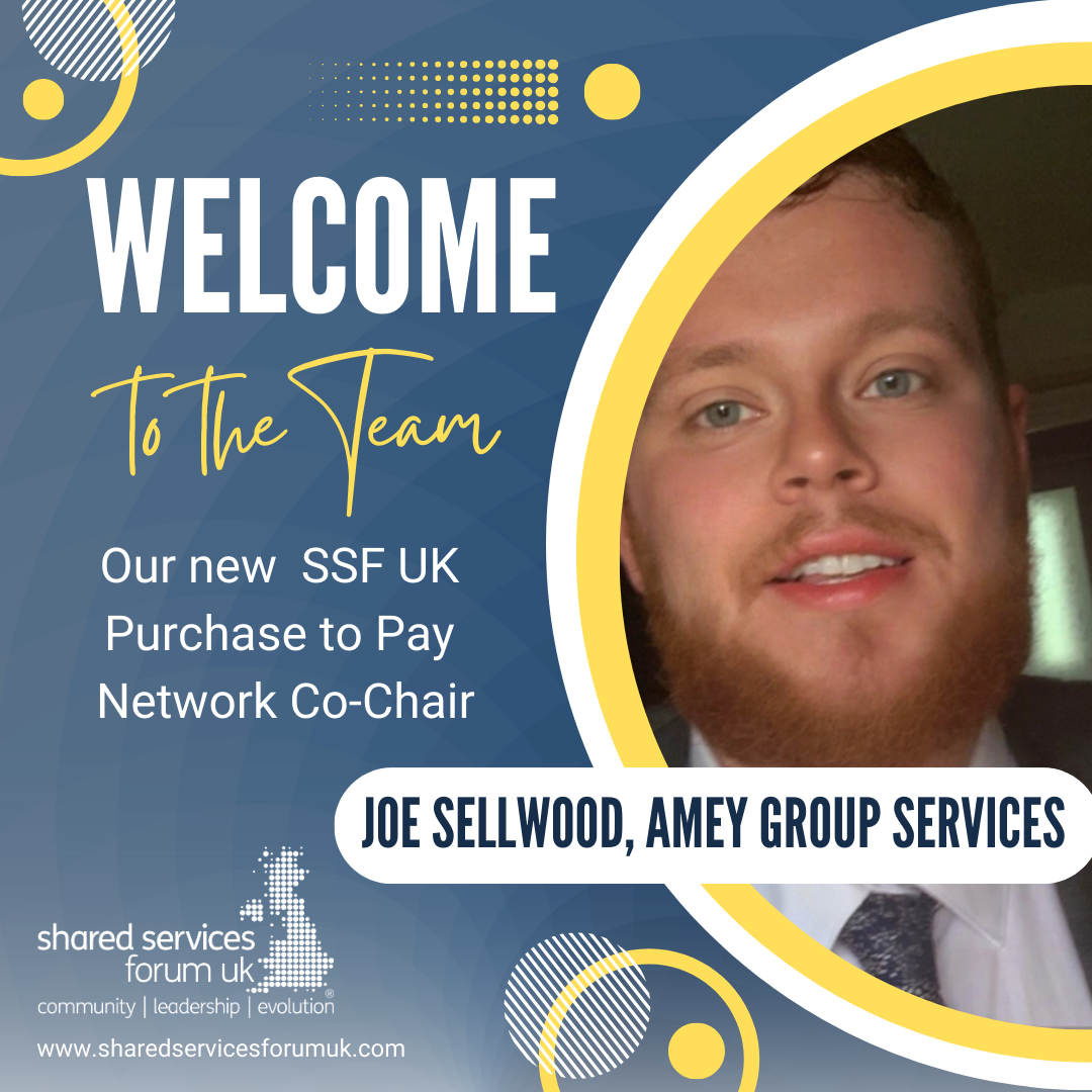 WELCOMING JOE SELLWOOD AS OUR NETWORK CO-CHAIR FOR OUR PURCHASE TO PAY NETWORK